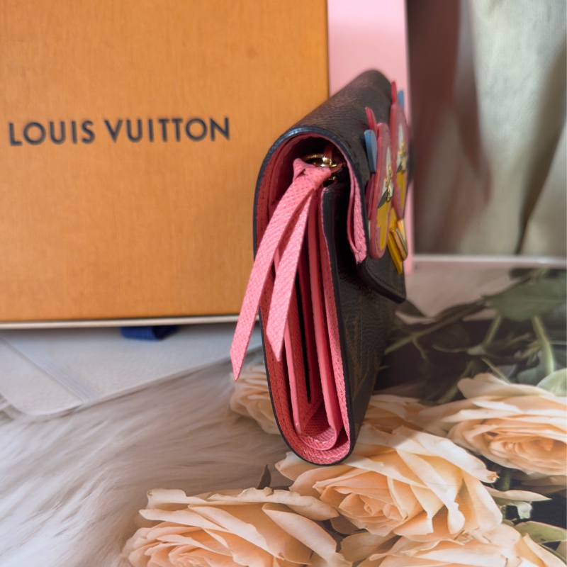 👝Louis Vuitton ❤️ Lv愛情鳥限量款三折短夾 情人節限定-6