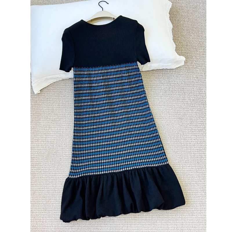 RED VALENTINO 英倫羊毛澎澎洋裝-2