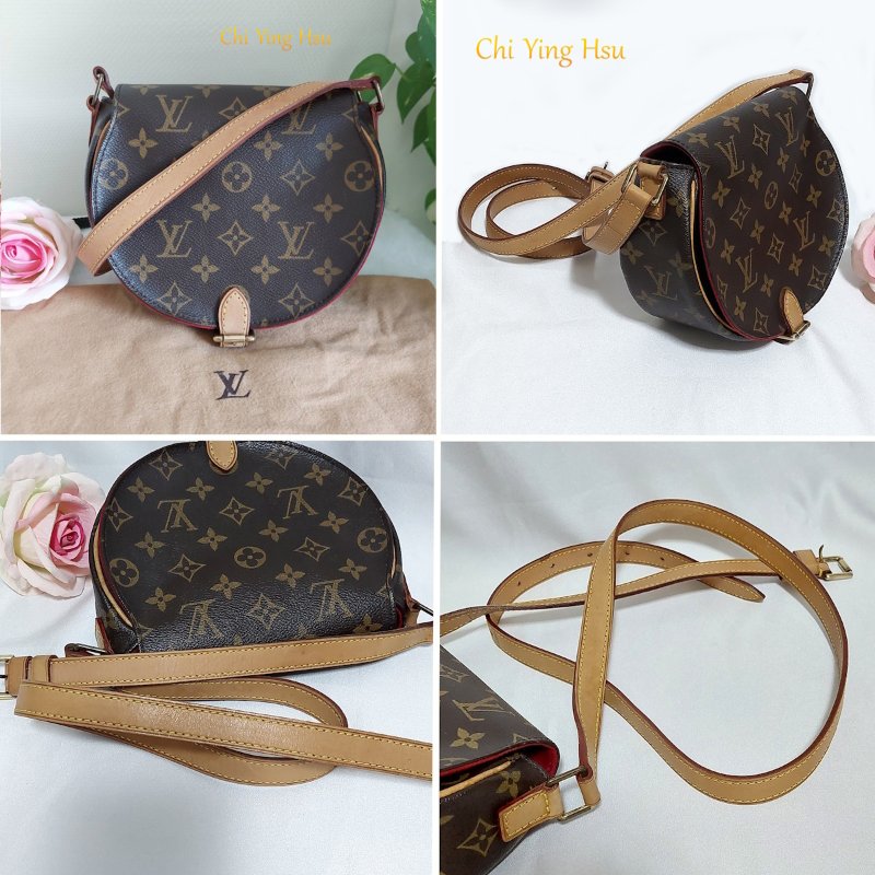 Louis Vuitton  🎀現品實拍 🎀LV M51179 Tambourin 老花鈴鼓包斜/肩背包~二手約9成新-15