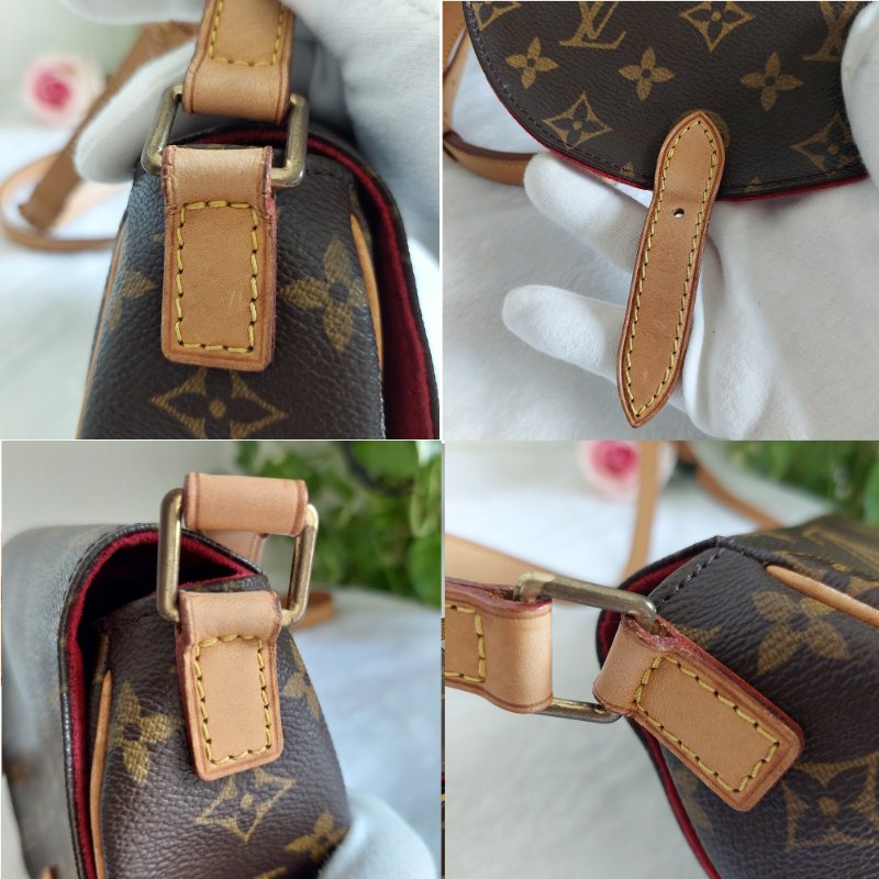 Louis Vuitton  🎀現品實拍 🎀LV M51179 Tambourin 老花鈴鼓包斜/肩背包~二手約9成新-17
