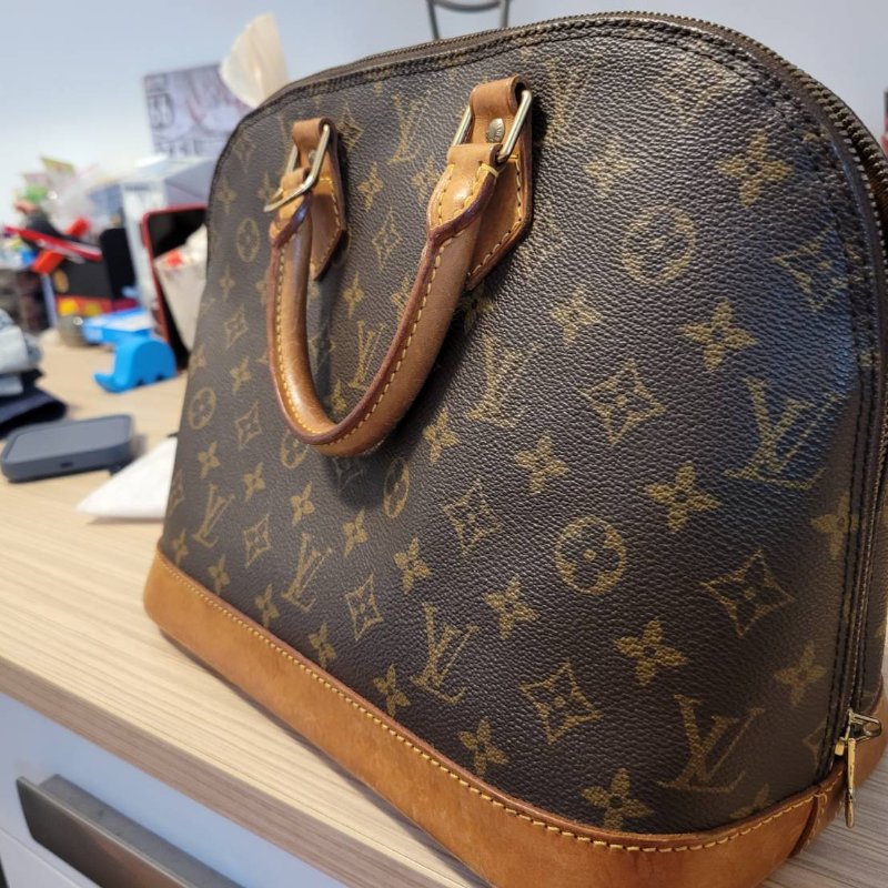 正品LV經典老花貝殼包 (二手)-6