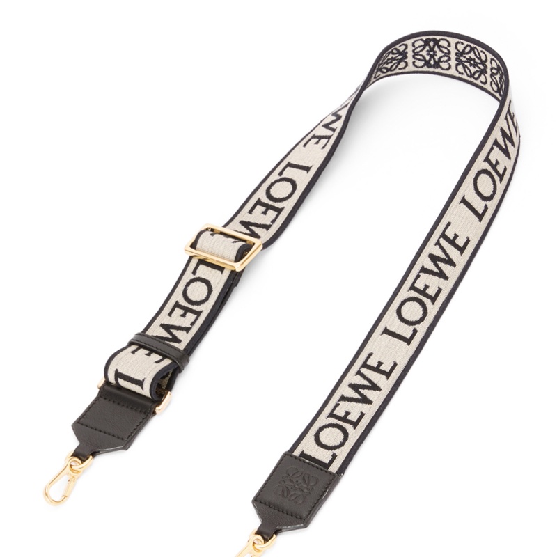 【全新】 LOEWE Anagram緹花寬背帶/肩帶-0