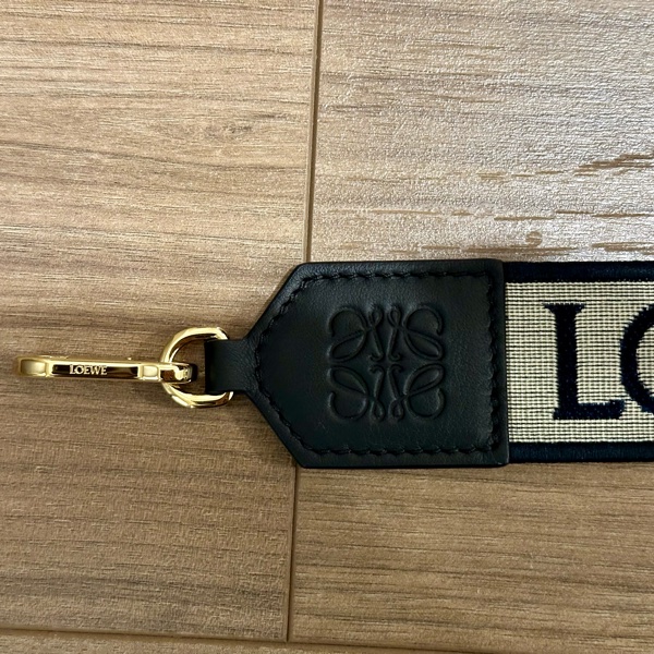 【全新】 LOEWE Anagram緹花寬背帶/肩帶-6
