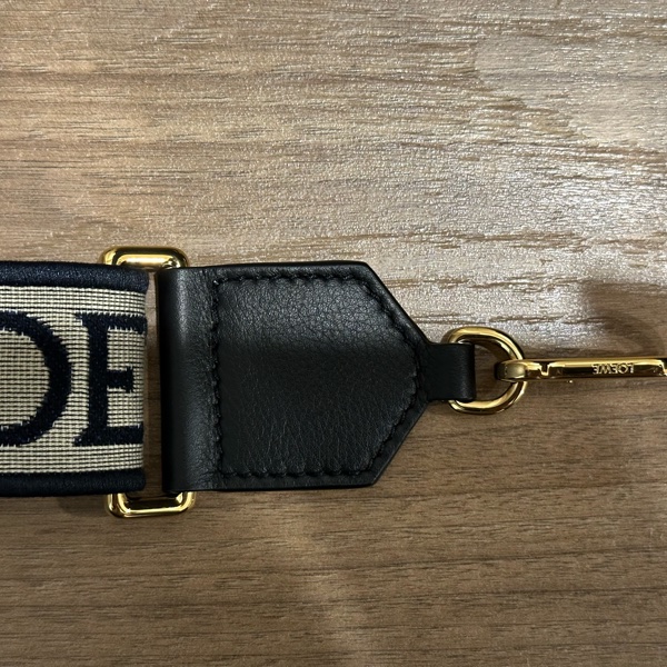 【全新】 LOEWE Anagram緹花寬背帶/肩帶-7