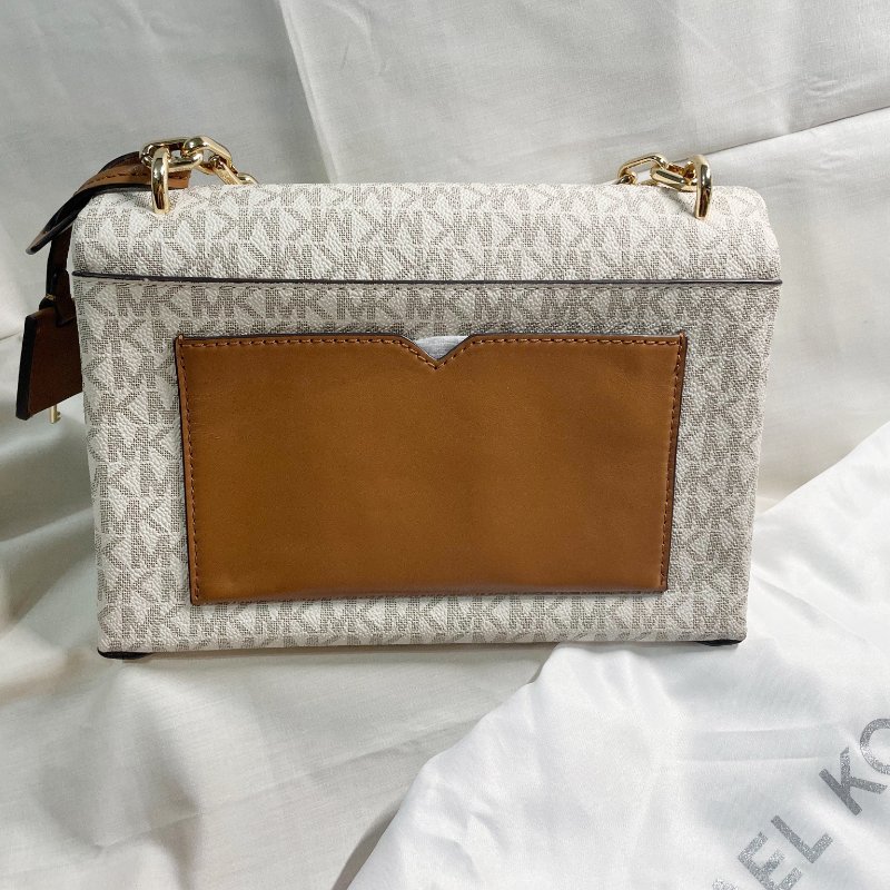 Michael Kors [專櫃款] 老花拼色單肩斜挎包-翻蓋鏈條包-信封包-2