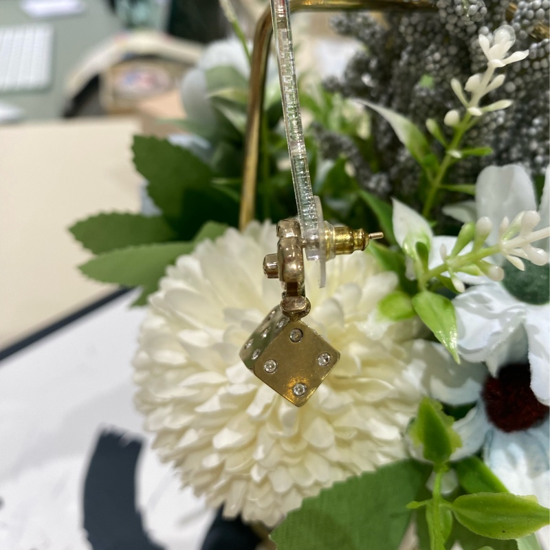 TK0764 Chanel 香奈兒骰子雙C耳環 Dice With CC Logo Earrings-23