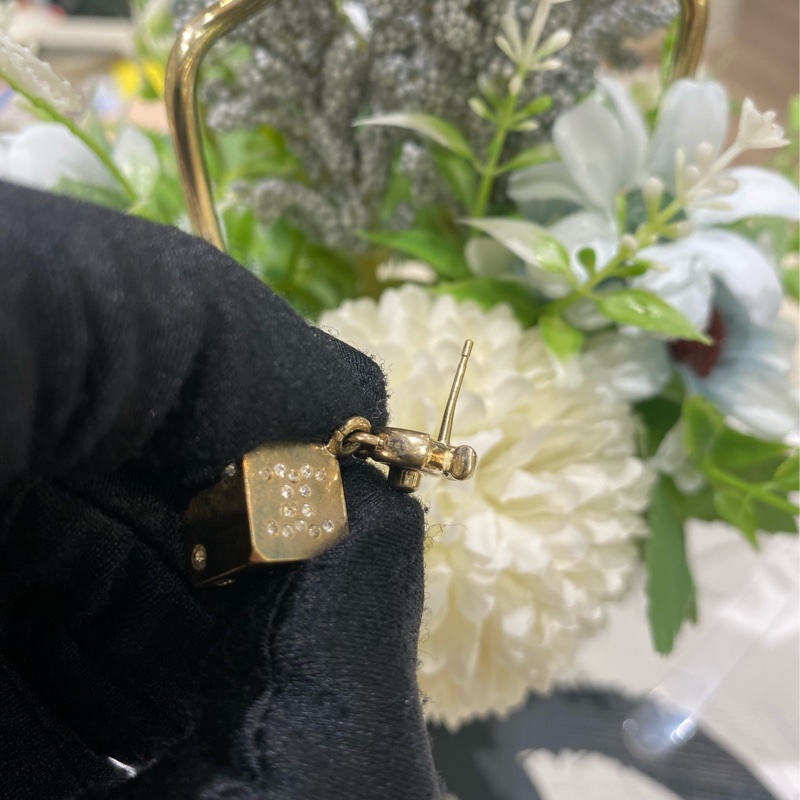 TK0764 Chanel 香奈兒骰子雙C耳環 Dice With CC Logo Earrings-29