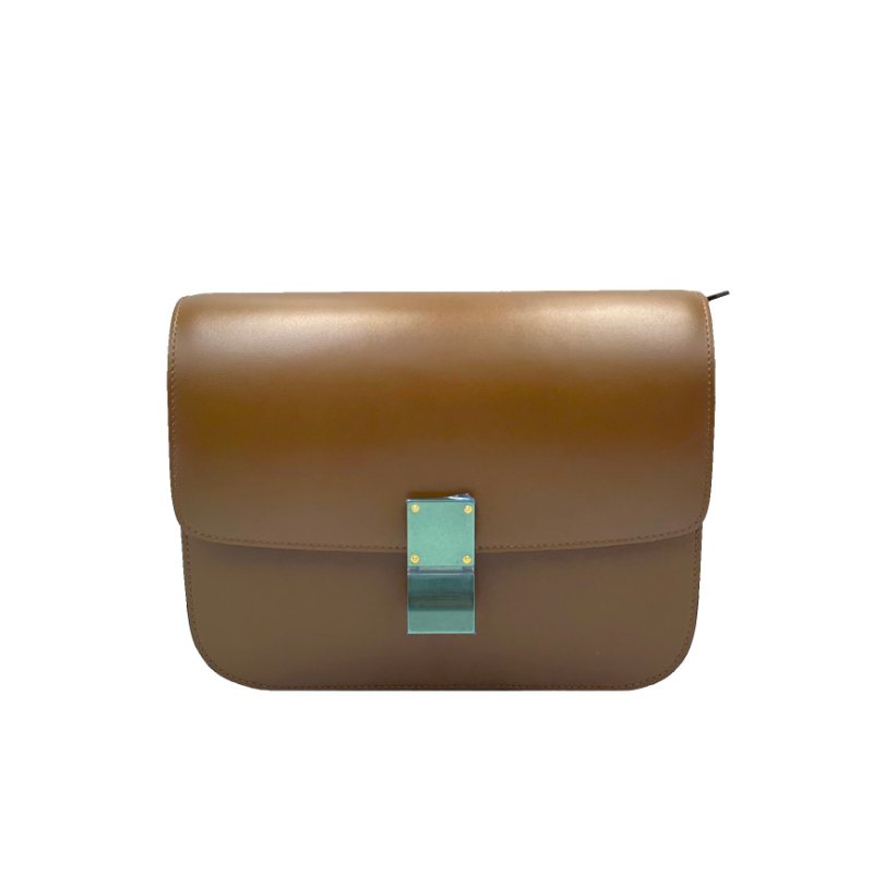 CELINE Classic box - 中號焦糖-0