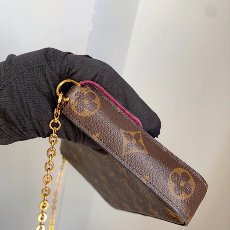 【哥吉拉精品時尚】 LV FELICIE POCHETTE 老花三合一 鏈包(誠可小議)-3