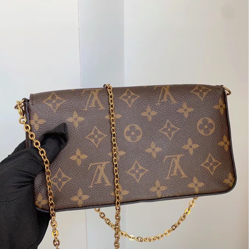 【哥吉拉精品時尚】 LV FELICIE POCHETTE 老花三合一 鏈包(誠可小議)-4