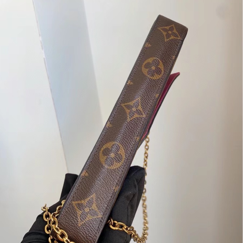 【哥吉拉精品時尚】 LV FELICIE POCHETTE 老花三合一 鏈包(誠可小議)-5