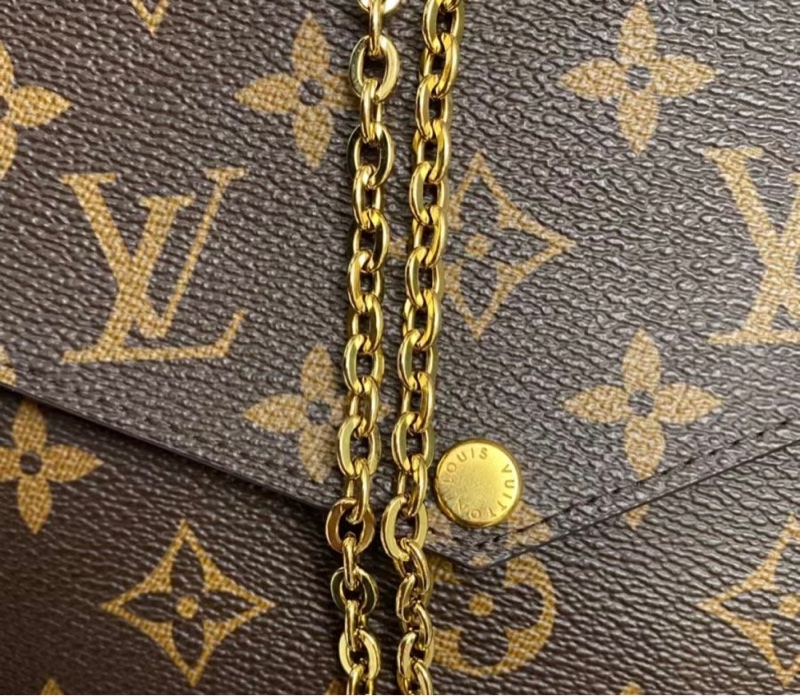 【哥吉拉精品時尚】 LV FELICIE POCHETTE 老花三合一 鏈包(誠可小議)-8