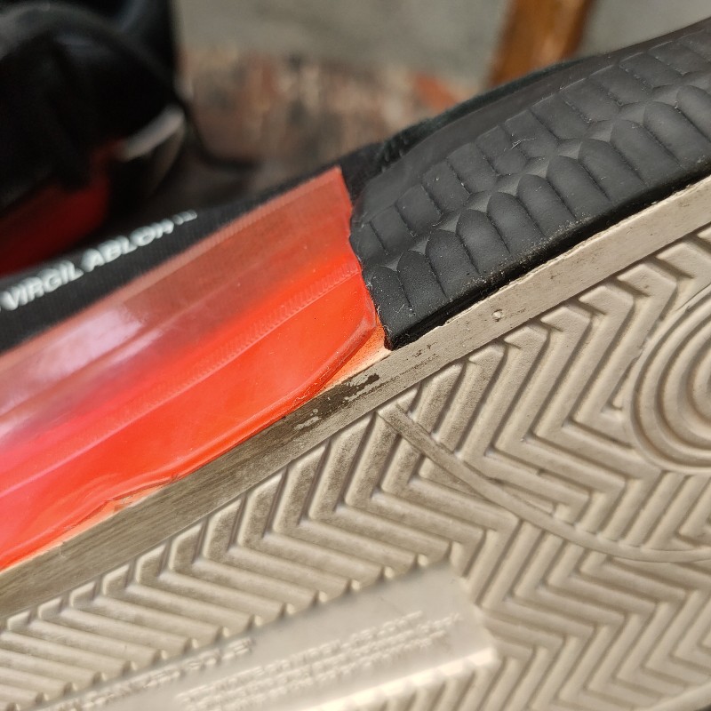 🌴老闆出國渡假♥️限時一週隨便買♥️✨OFF-White✨**尺寸：45**男 黑色 VULC 潮流 平底 麂皮 休閒鞋 二手鞋/配件-30