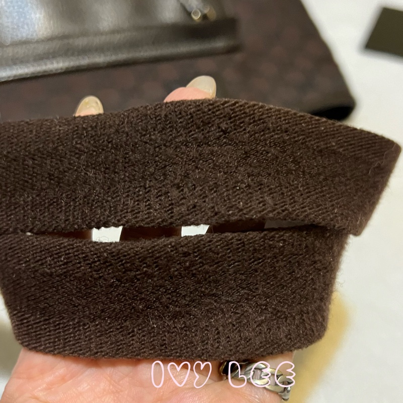 Gucci 男女適用 稀有款 手提包 托特包 180449 尼龍帆布x真皮 深棕色 二手精品-3