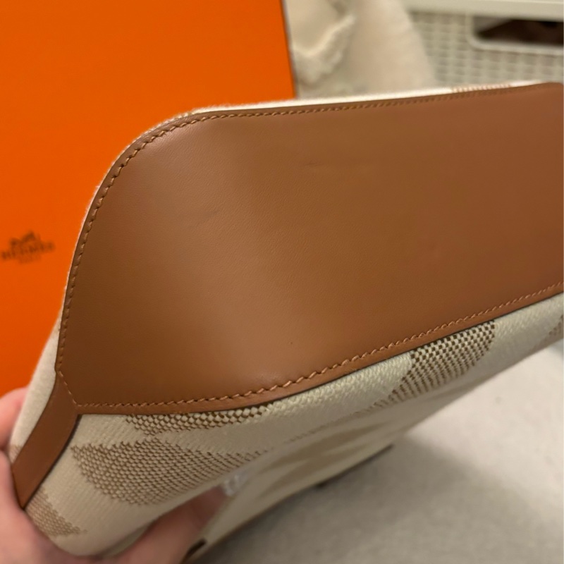 hermes cabas biais 27帆布包-2