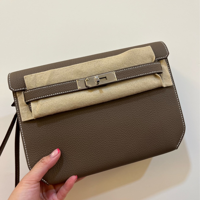 現貨商品 全新商品 台灣購證 大象灰銀扣 kellydepeches25-2