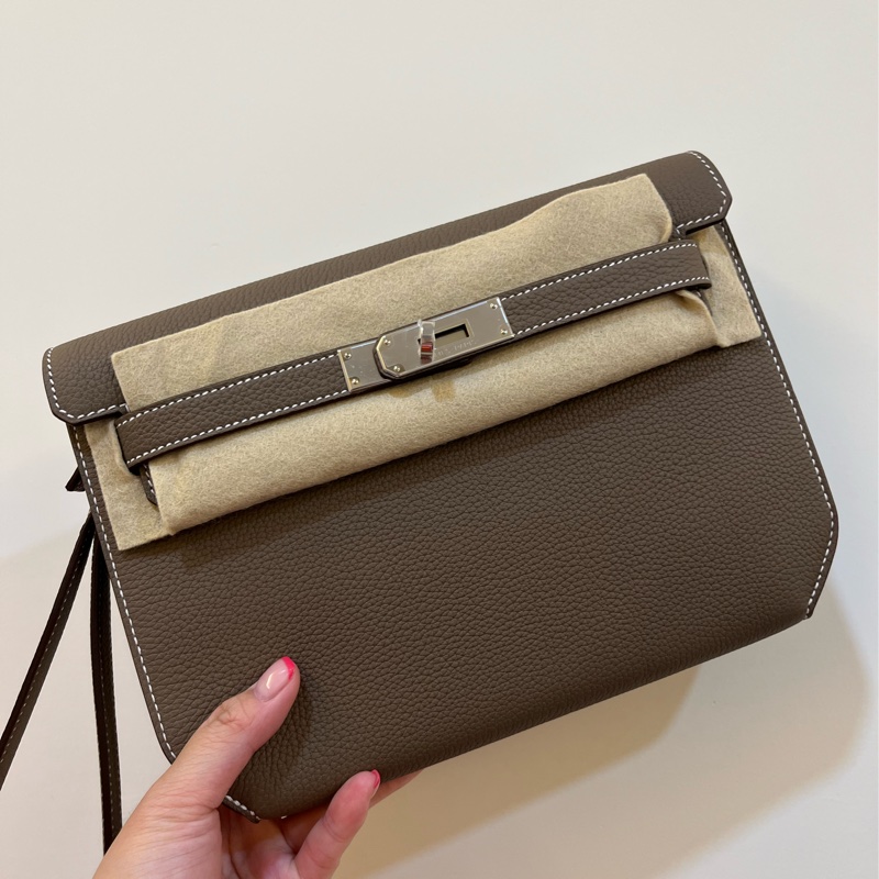 現貨商品 全新商品 台灣購證 大象灰銀扣 kellydepeches25-3