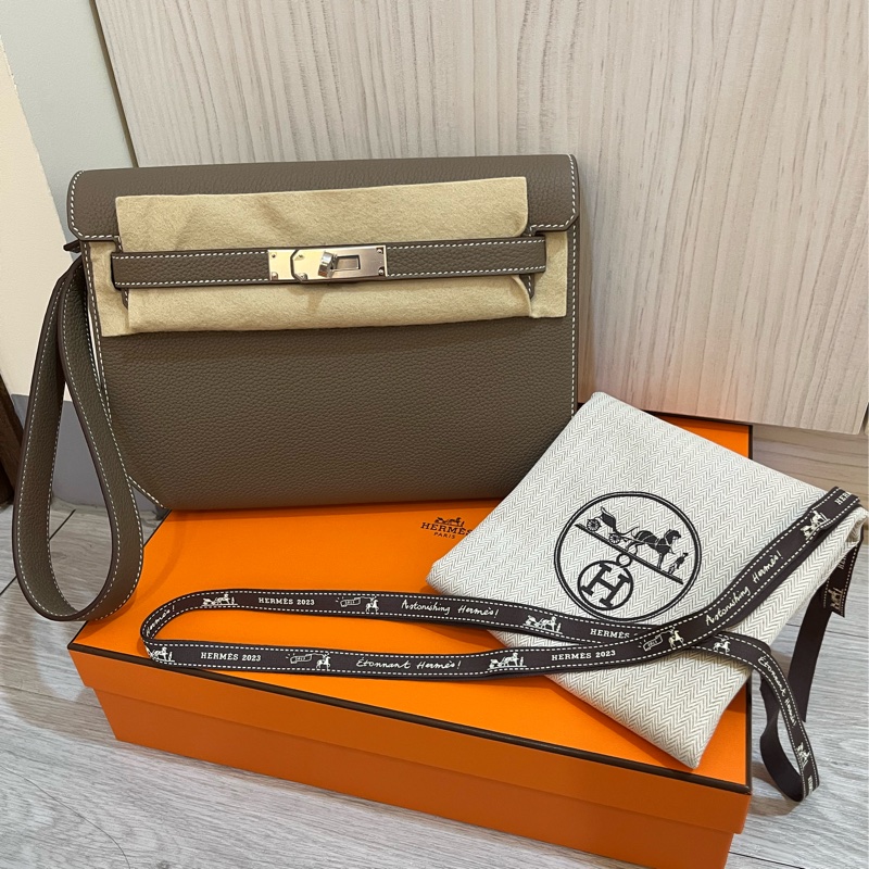 現貨商品 全新商品 台灣購證 大象灰銀扣 kellydepeches25-6