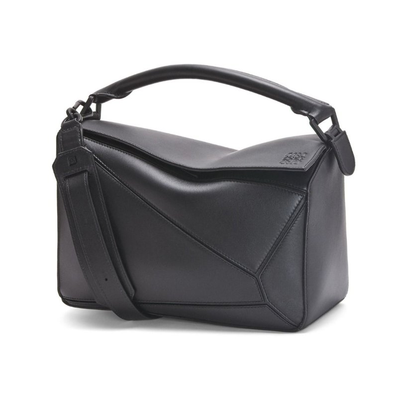 ❖ 現貨！型格Loewe Classic 純黑 Small Puzzle Bag ❖-8