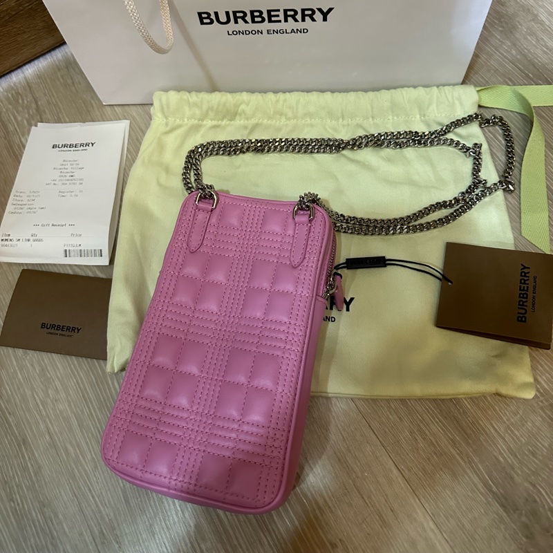 Burberry 新款Vertical Lola Mini 手機斜背包-8