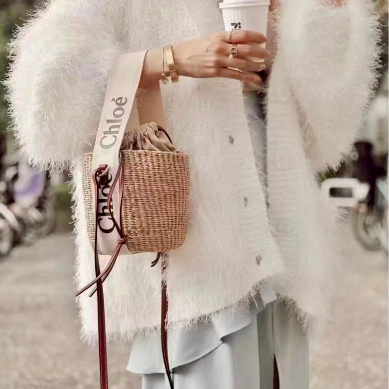 Chloe woody basket象牙色｜PopChill 拍拍圈