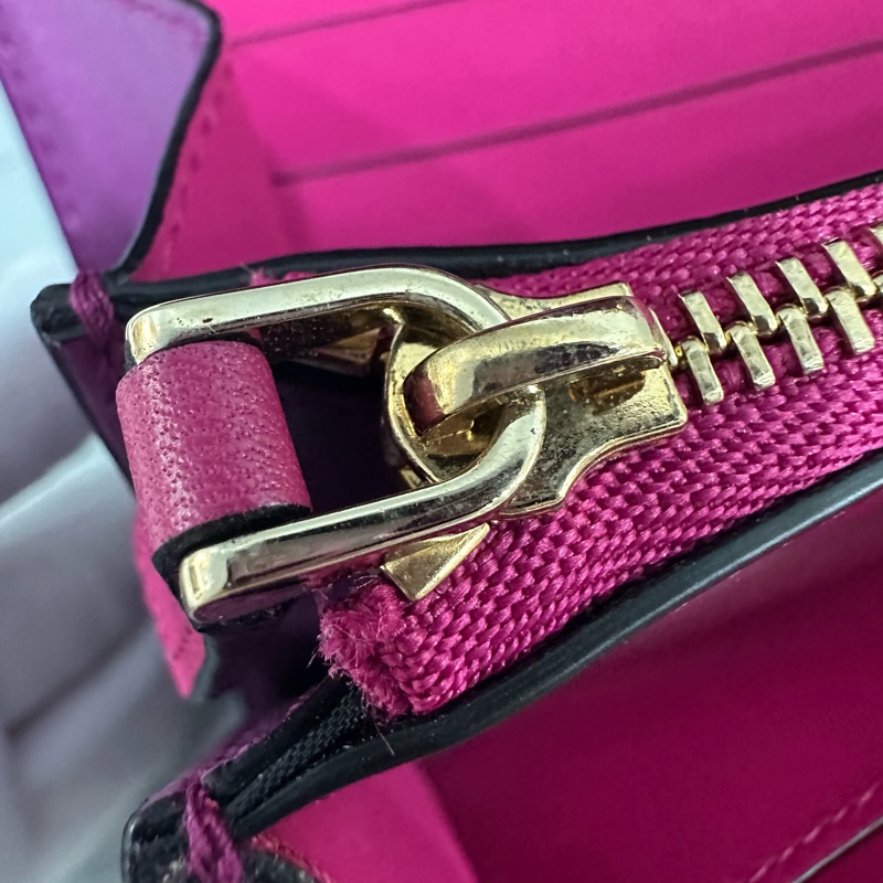 Bvlgari 282658紫拼粉牛皮 蛇頭短鍊woc 晚宴包Serpenti-33