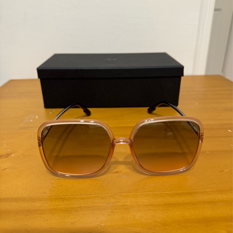 全新 Dior 太陽眼鏡 淡粉色 方框-2