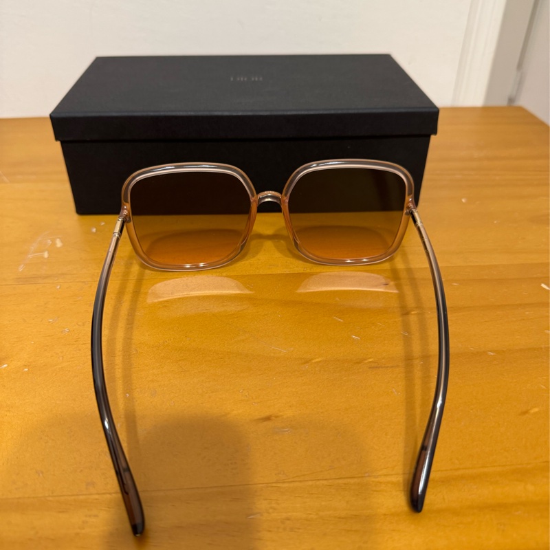 全新 Dior 太陽眼鏡 淡粉色 方框-3