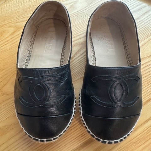 Chanel草編鞋37