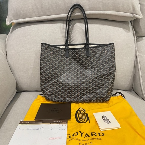 二手Goyard托特pm 黑色 有附店家Nico’s購買憑證