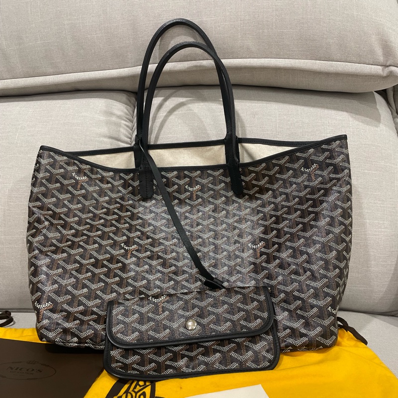 二手Goyard托特pm 黑色 有附店家Nico’s購買憑證-5