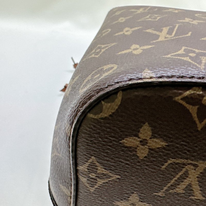 LV NeoNoe MM咖啡色老花水桶包-15