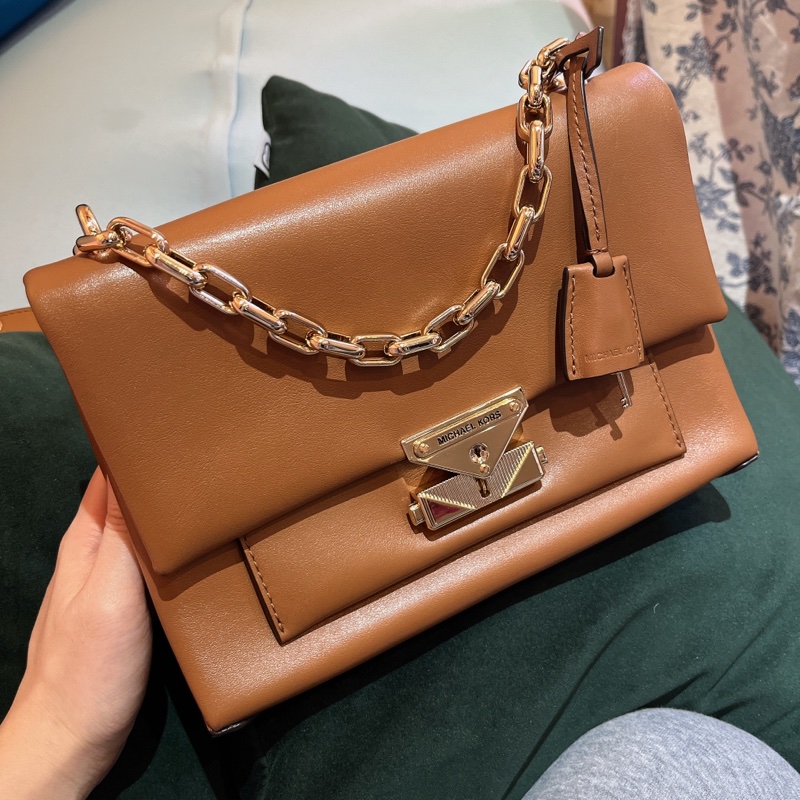 MICHAEL KORS MK Cece 中號翻蓋鏈條單肩斜挎包 「金秘書為何那樣」同款-0