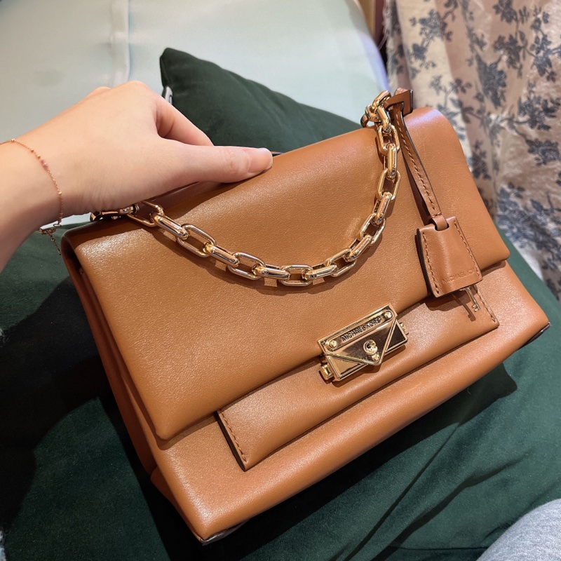 MICHAEL KORS MK Cece 中號翻蓋鏈條單肩斜挎包 「金秘書為何那樣」同款-5
