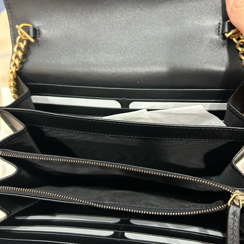 《全新》Gucci marmont woc 馬夢鏈條包 手拿包 斜背包 側背包-12