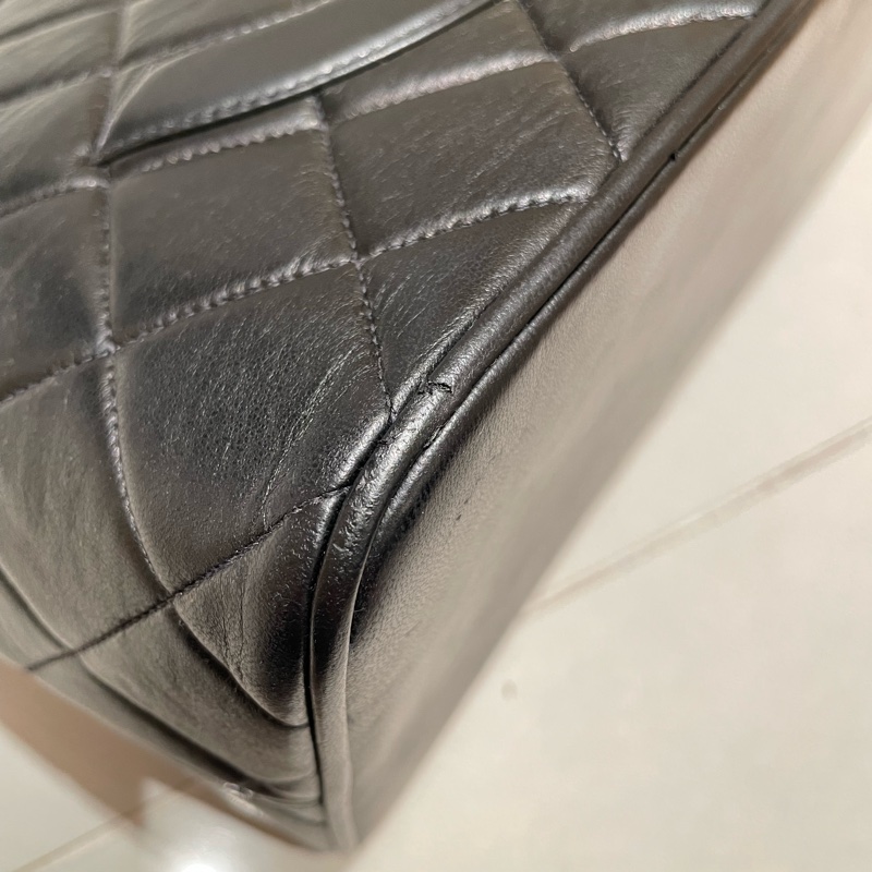 Chanel 銀幣希爾頓包-9