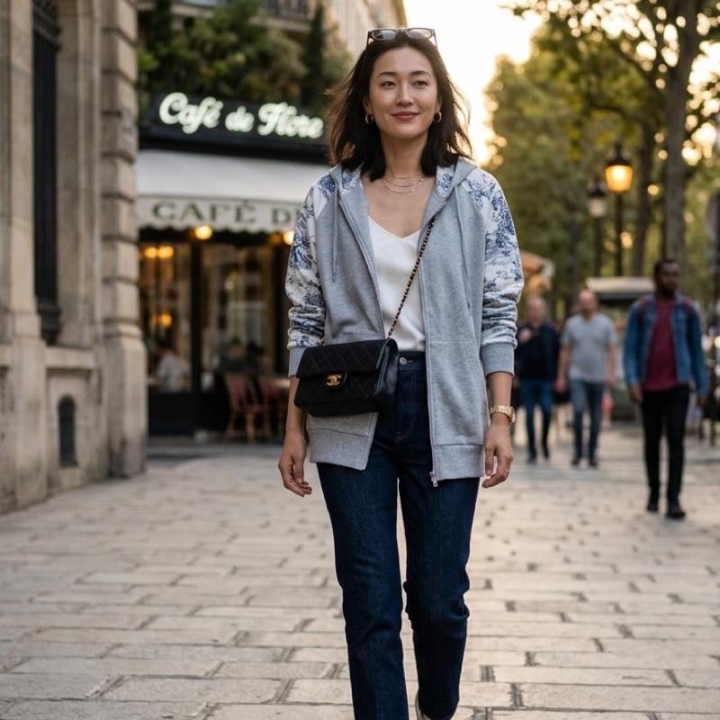 Paul &Joe Sister 正品棉質拼接緞面外套 M-XL可穿 約9成新-0