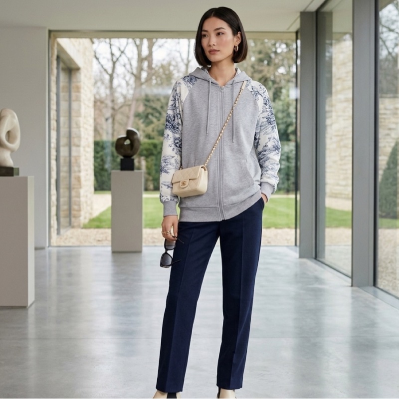 Paul &Joe Sister 正品棉質拼接緞面外套 M-XL可穿 約9成新-1