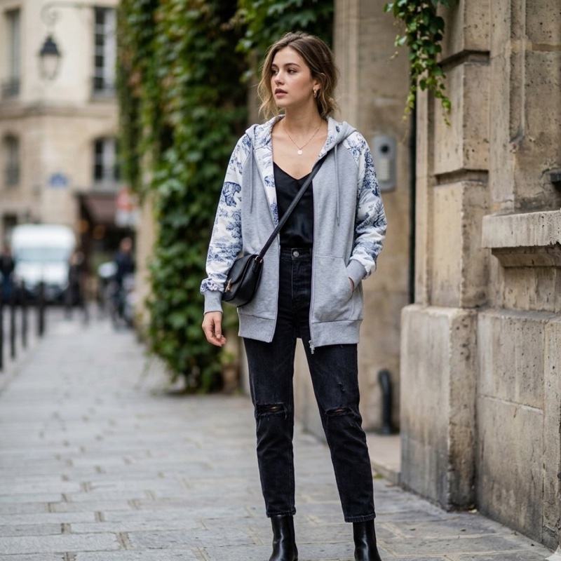 Paul &Joe Sister 正品棉質拼接緞面外套 M-XL可穿 約9成新-2