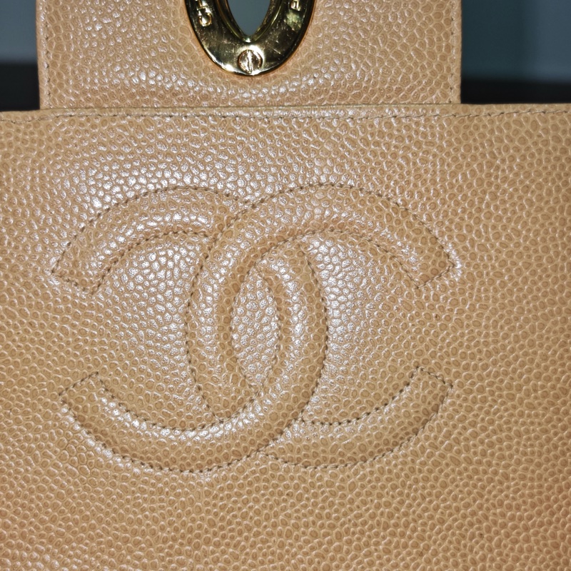 高稀款Chanel 荔枝皮大金扣cf貝嫂包-32