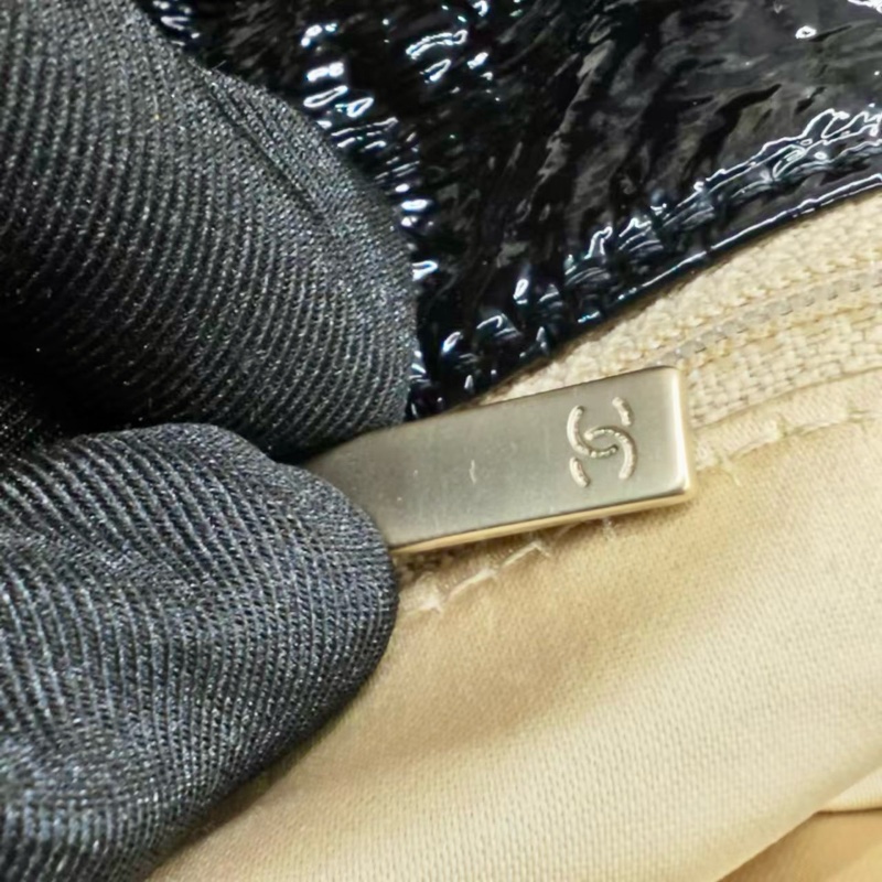 高稀款Chanel 荔枝皮大金扣cf貝嫂包-51