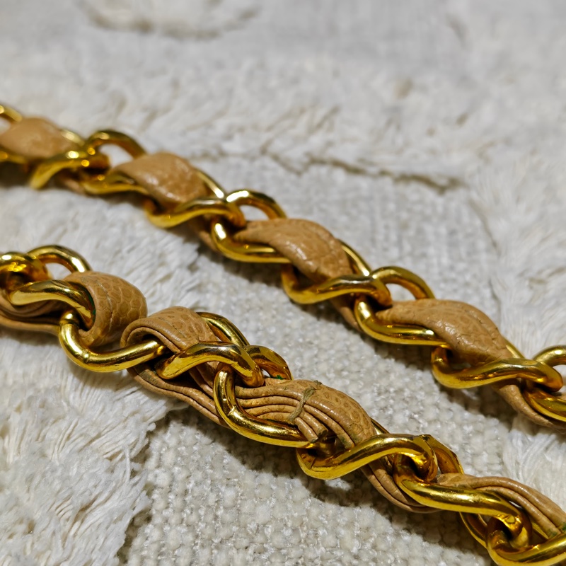 高稀款Chanel 荔枝皮大金扣cf貝嫂包-65