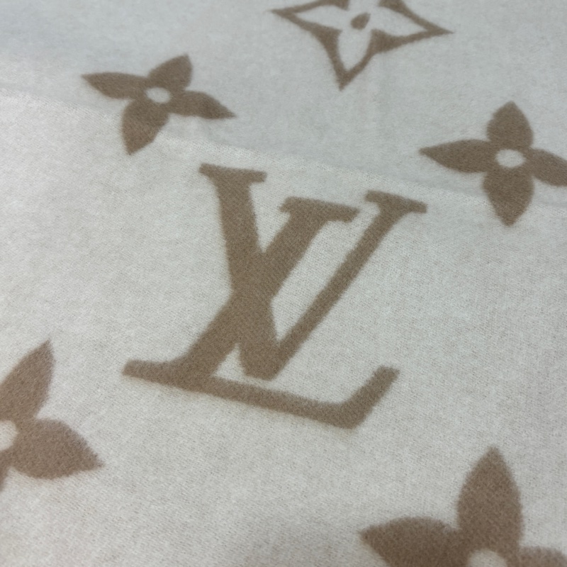 Louis Vuitton M78123駝色雙面Reykjavik圍巾-12