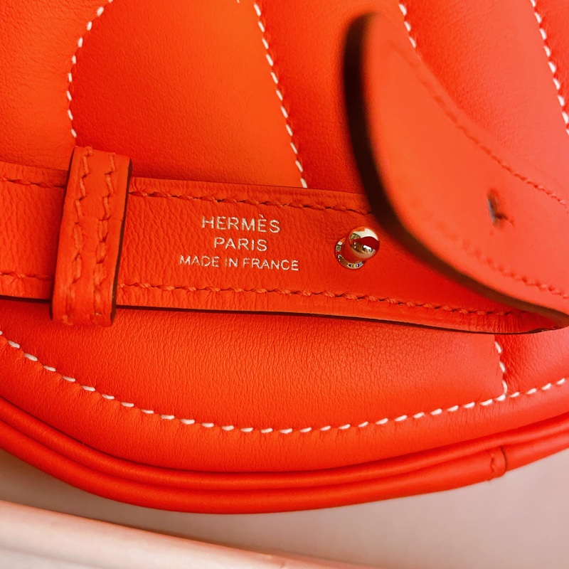 （🎉已售）閒置新品大全配✨ Hermès 豬鼻子 in the loop多用途豬鼻腰包胸包跨包斜背肩背五用～玫瑰粉德克薩斯粉-15