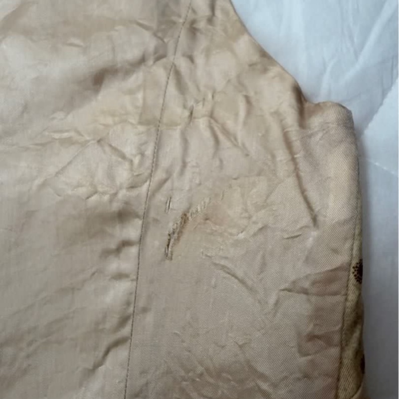 Hermes正品緞面質感背心 S-M適穿 有瑕疵-14