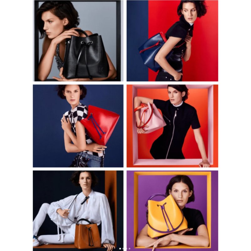 Lv 紅色 EPI水桶包 neonoe-2