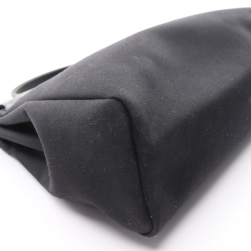 【日本直送】 Hermes Hermès Herbag PM  手提包 Toile GM  真皮 黑色 銀色五金 兩用款 □G刻印-10