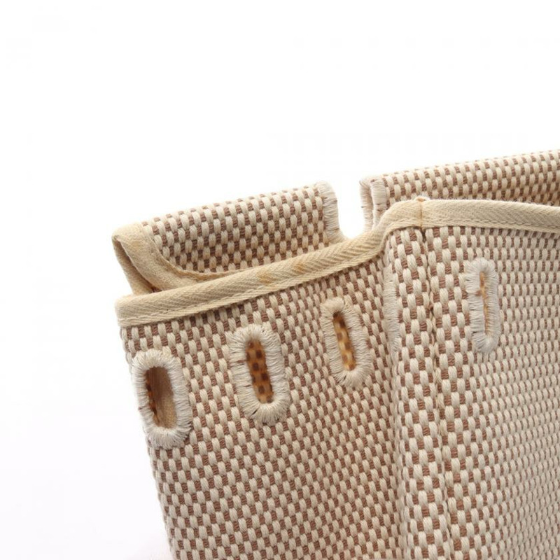 【日本直送】 Hermes Hermès Herbag PM  手提包 Toile GM  真皮 黑色 銀色五金 兩用款 □G刻印-11