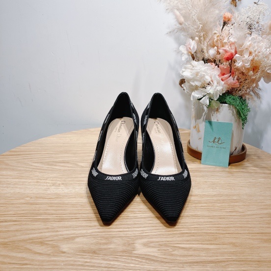 Dior Jadior Heels Size 38迪奧黑色高跟鞋-1