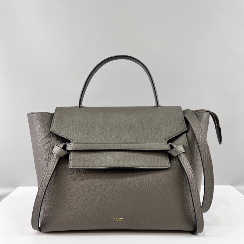 Celine 大象灰 鯰魚包 Beltbag 手提包 肩背包-5